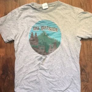 Go outside t shirt
